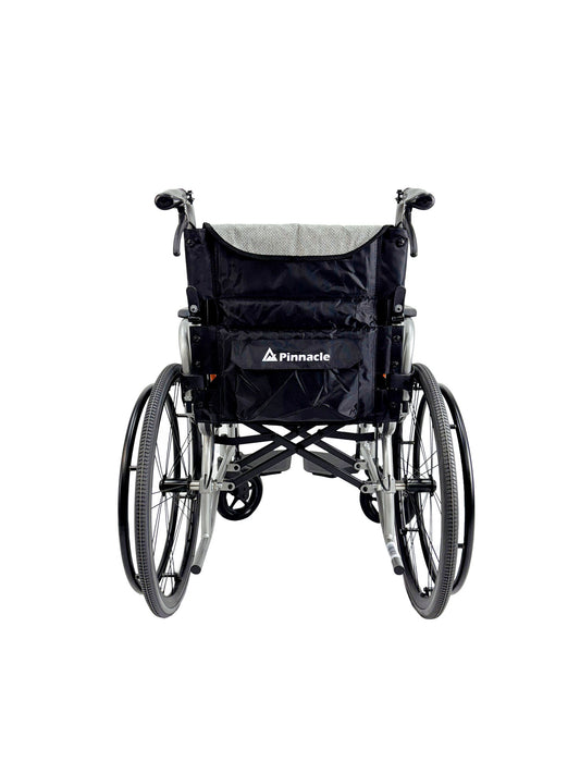 UltraRoll Lightweight Self-Propelled Wheelchair with Folding Frame, Quick-Release Wheels & Attendant Brakes