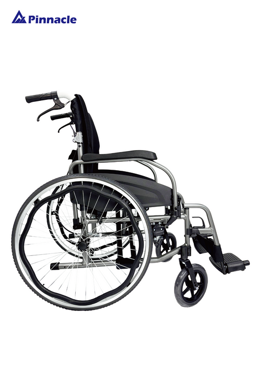 ErgoMotion Self-Propelling Wheelchair | Ultralight 13kg Aluminium Frame | 115kg Capacity