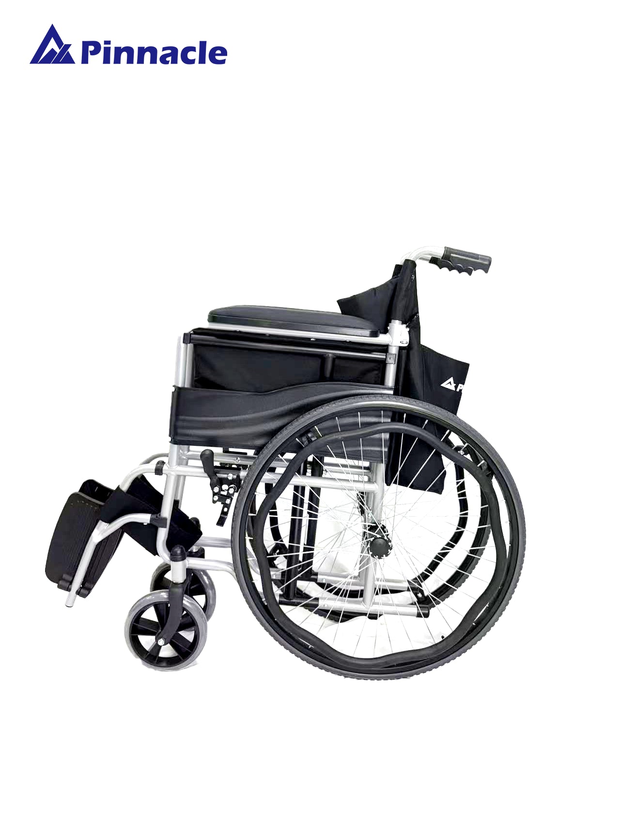 Swift Self-Propelling Wheelchair | Foldable | Detachable Legrests | 110kg Capacity