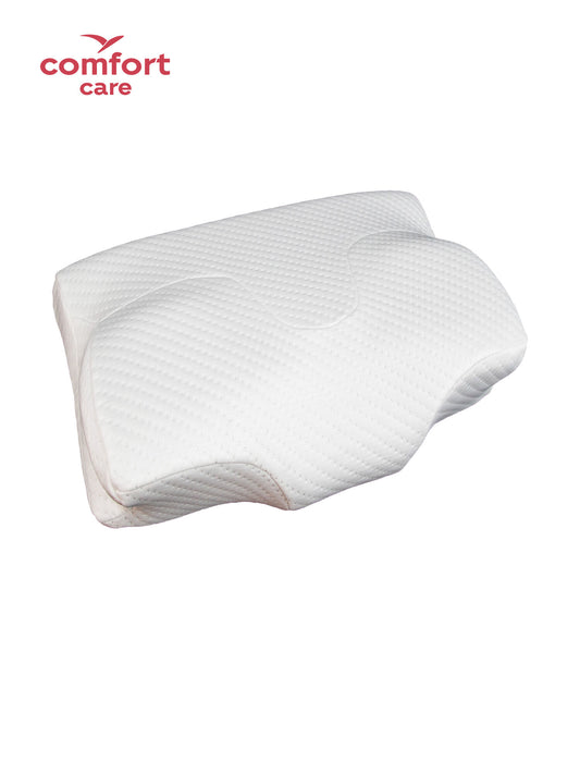 Butterfly Cervical Memory Foam Pillow 8cm | Bamboo Charcoal | Neck Pain Relief | Dual Height