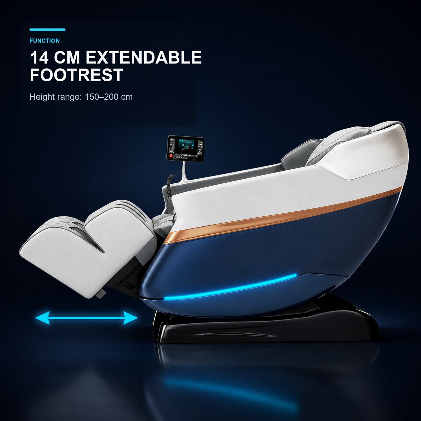 i-Reluxe Vela - Compact Zero Gravity | Space-Saving Design