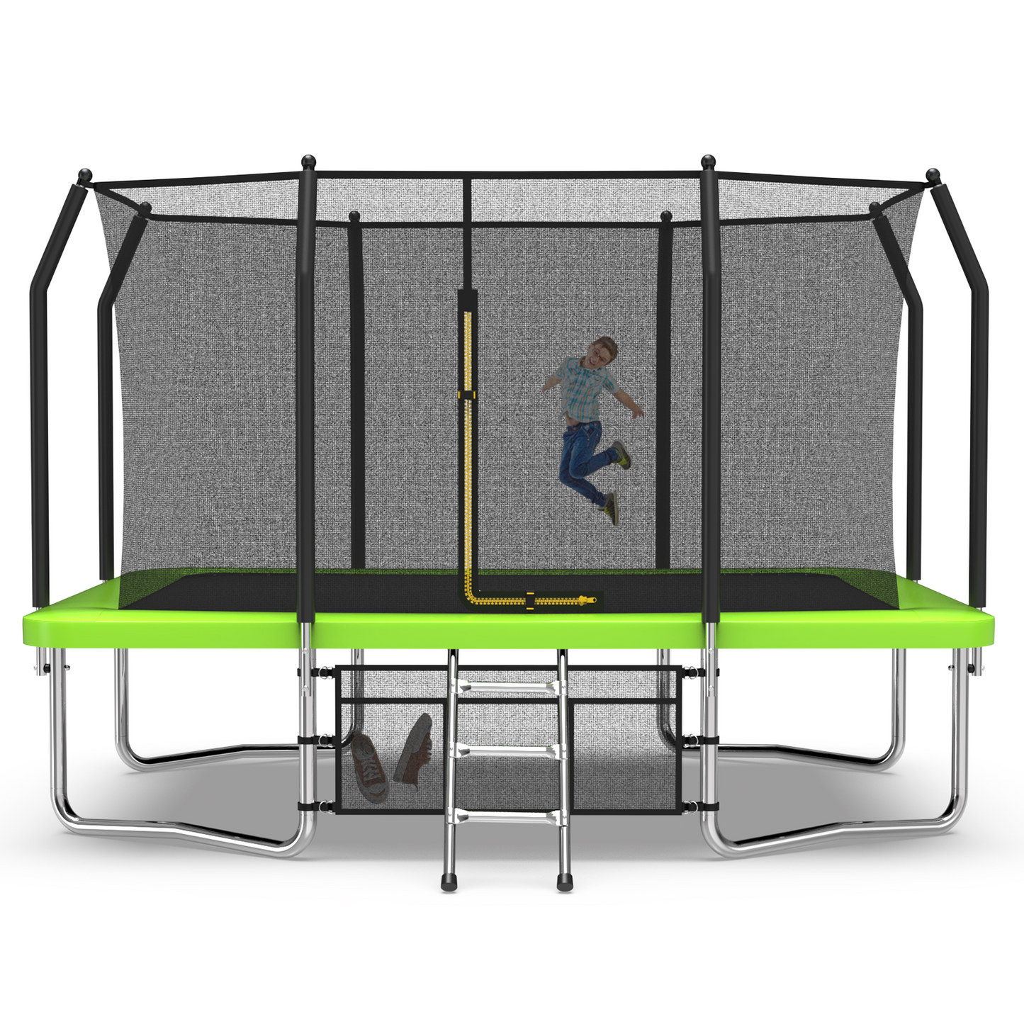 9ft × 12ft Rectangle Trampoline — Premium Outdoor Bounce for Kids & Families
