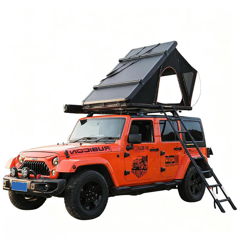 Hard Core Off-Road Wind Hard Shell Roof Tent – Rain Proof, Strong Wind Resistant, ABS Hard Shell Material, Quick Build Self-Driving Tent