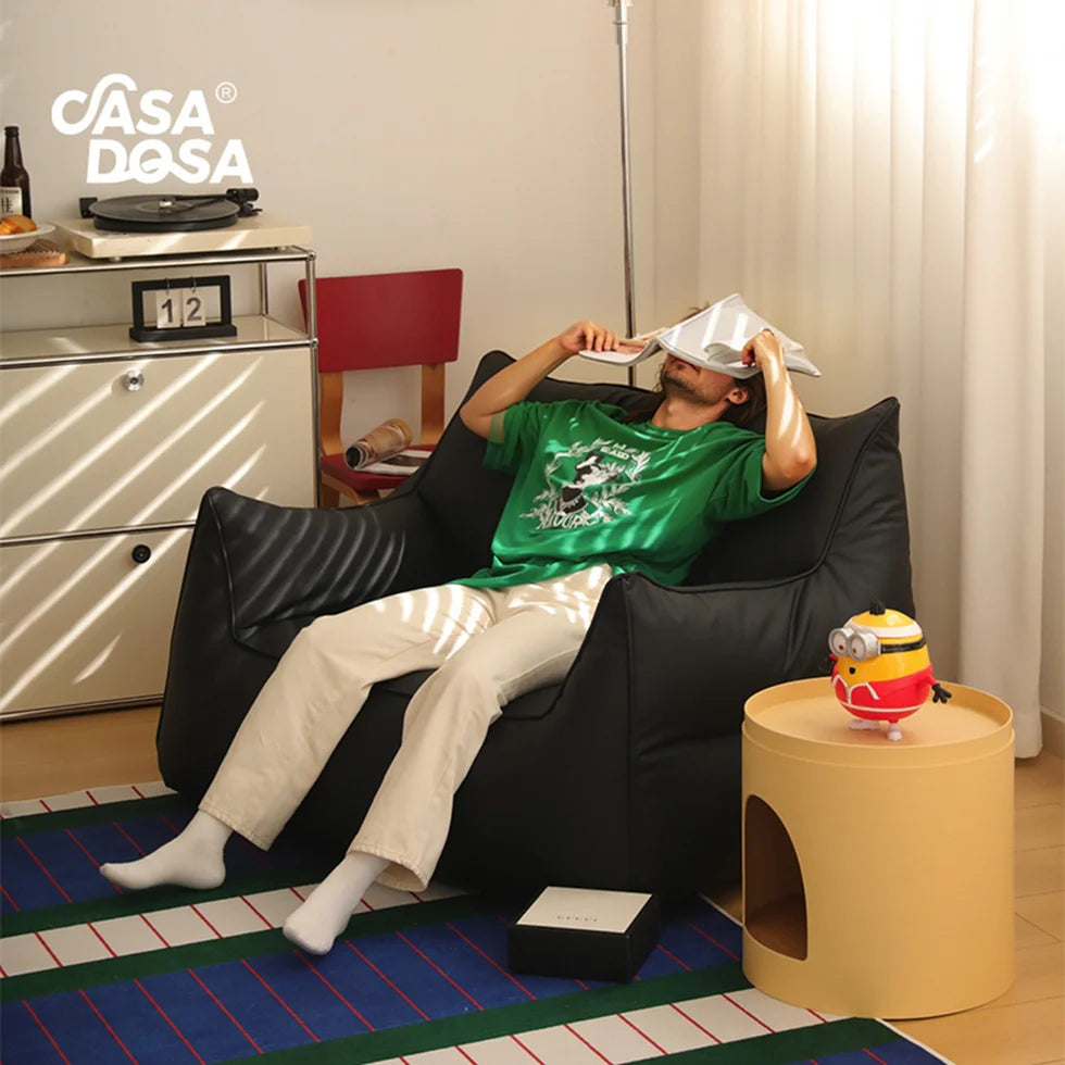 Pet-Friendly Sofa Lazy Sofa Pet-Proof Leatherette 120cm