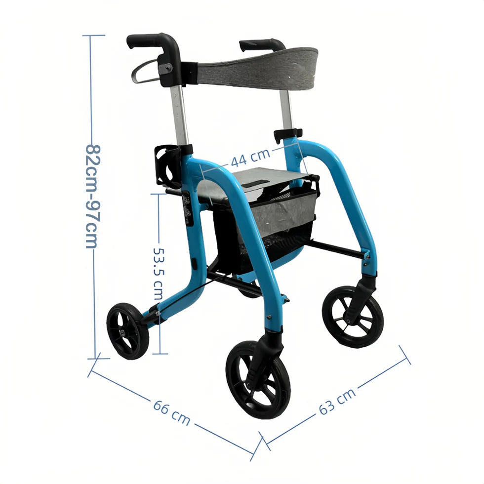 Three-in-One Heavy-Duty Hand Cart – Aluminum Alloy Frame with 4 Wheels, Versatile Mobility Solution
