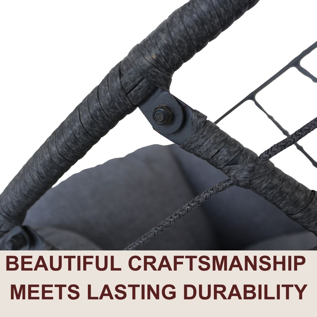 Modern Hanging Egg Chair with Waterproof Cushion