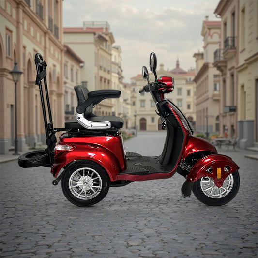 2D4L Electric Mobility Scooter — 500W Motor with Golf Ball Rack