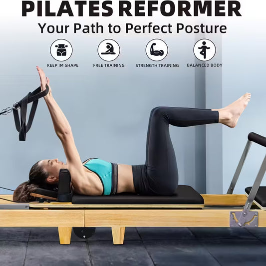 Foldable Wooden Pilates Reformer