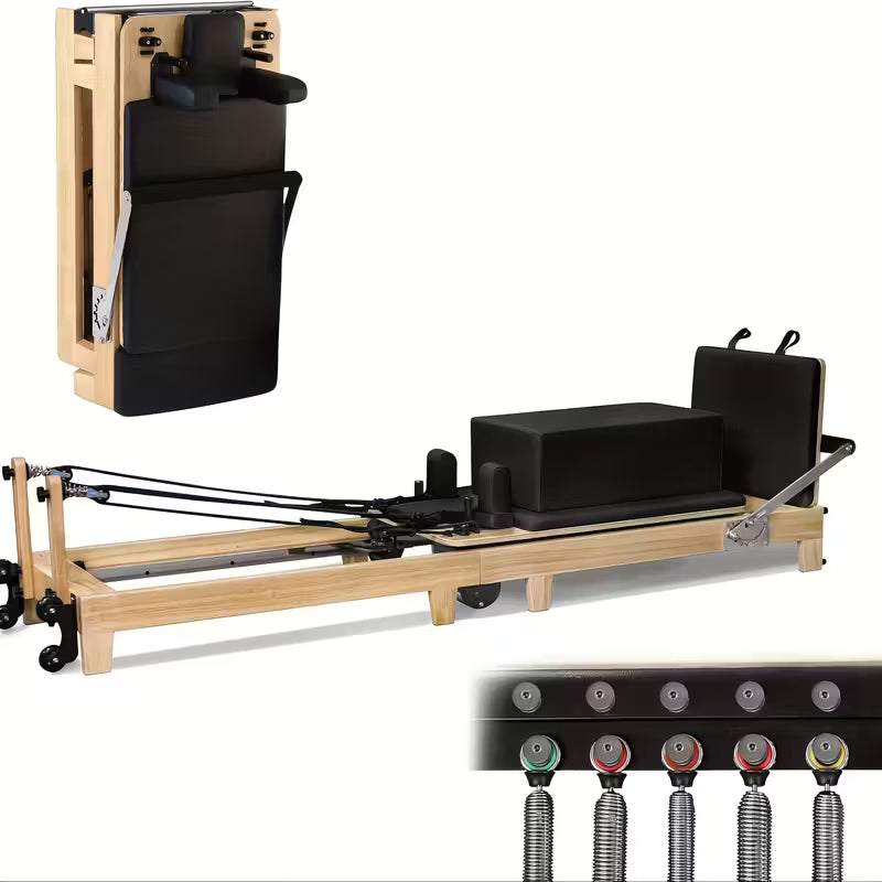 Foldable Wooden Pilates Reformer