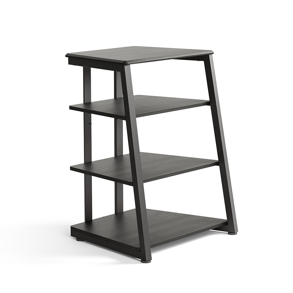 4-Tier Spatial Audio Rack — Compact Yet Capable Media Tower