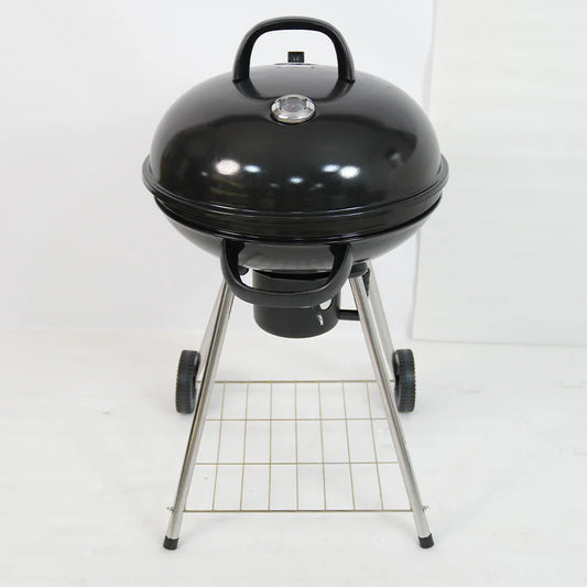 Portable Charcoal Grill For Outdoor Garden – Easy Assembly, Black Enamel Lid, Lightweight Portable Design, Premium BBQ Equipment