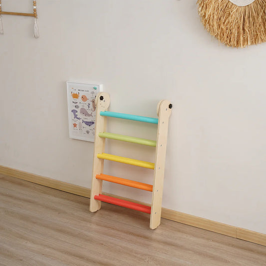 Urban Culture Homes Colorful Children's Climbing Frame | Lightweight Birch Plywood Climbing Structure