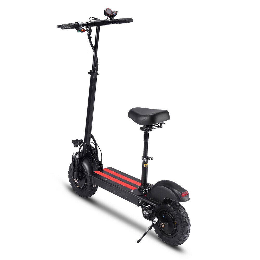 Dual 1000W Motors (3600W Peak) 11-Inch All-Terrain Folding Electric Scooter – Black