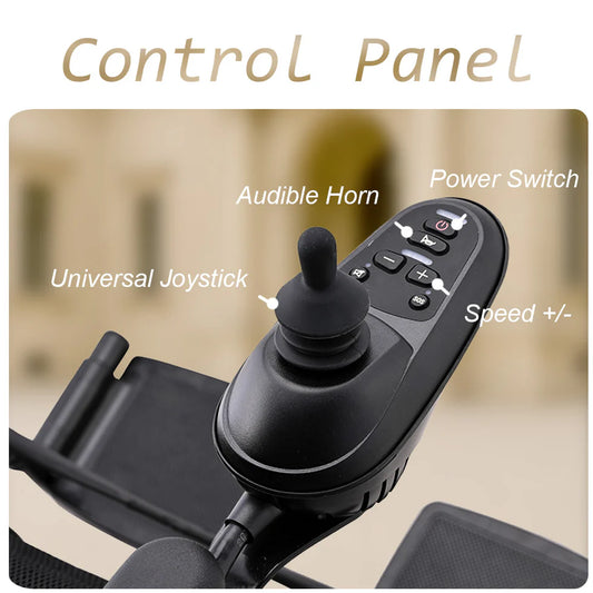 9000 Foldable Portable Electric Wheelchair