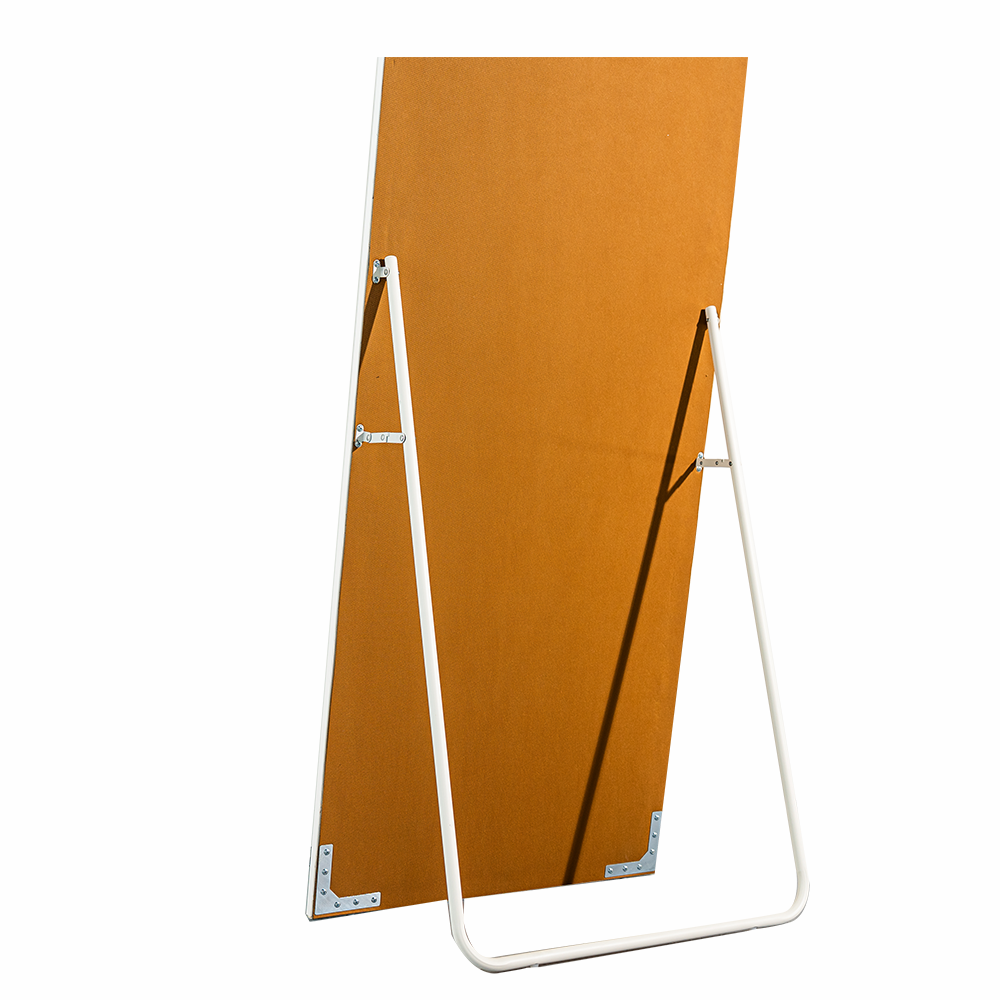 Champagne Plaster Full-Length Mirror - Back