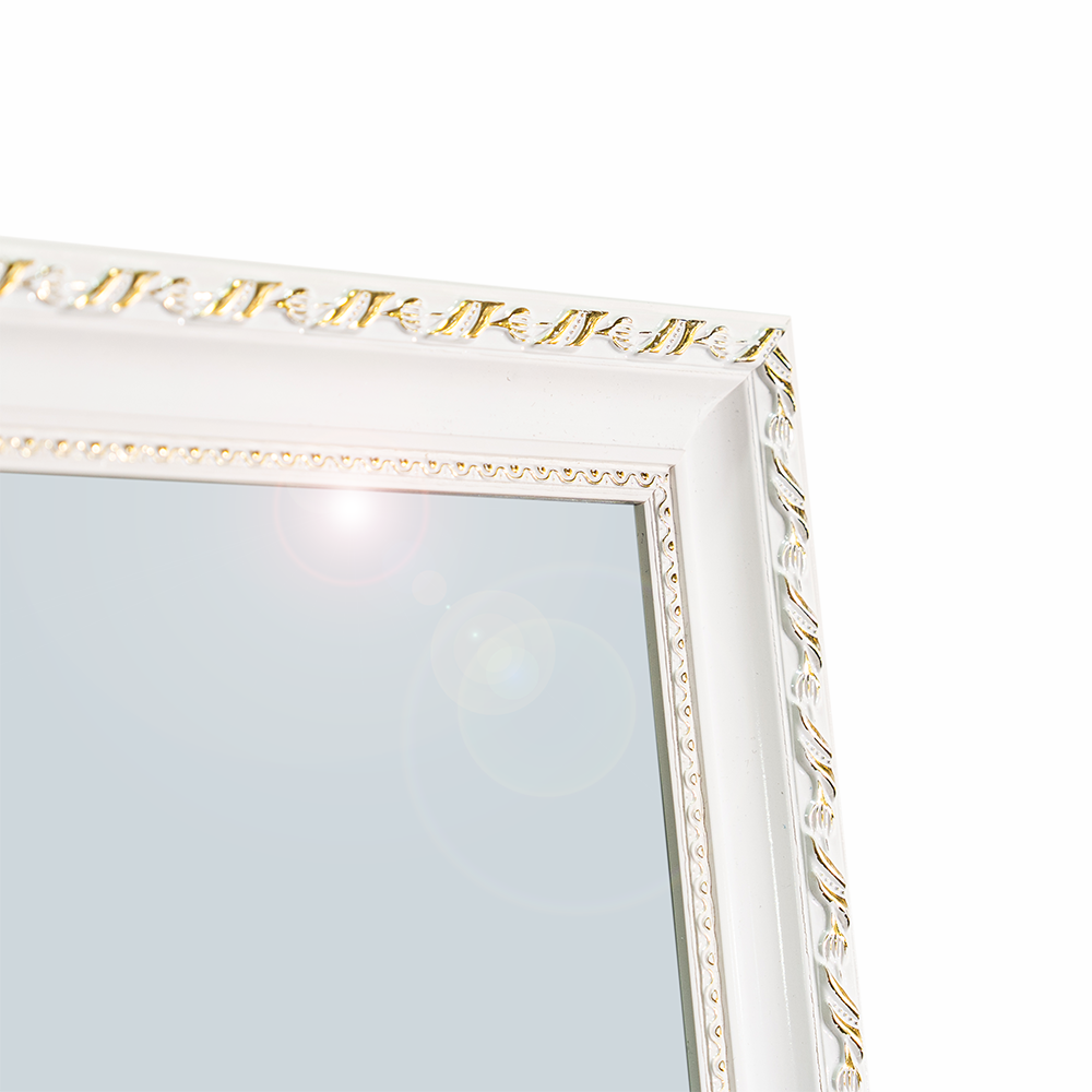 Champagne Plaster Full-Length Mirror - Detailed