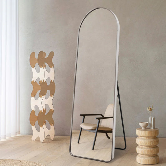 Arched Full-Length Mirror (Silver) - 165cm x 60cm - FLM31