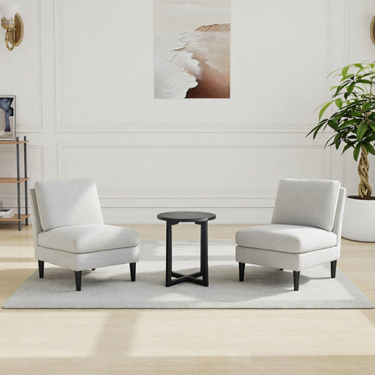 Classic-Style Lounge Set – Elegant Duo with Round Table