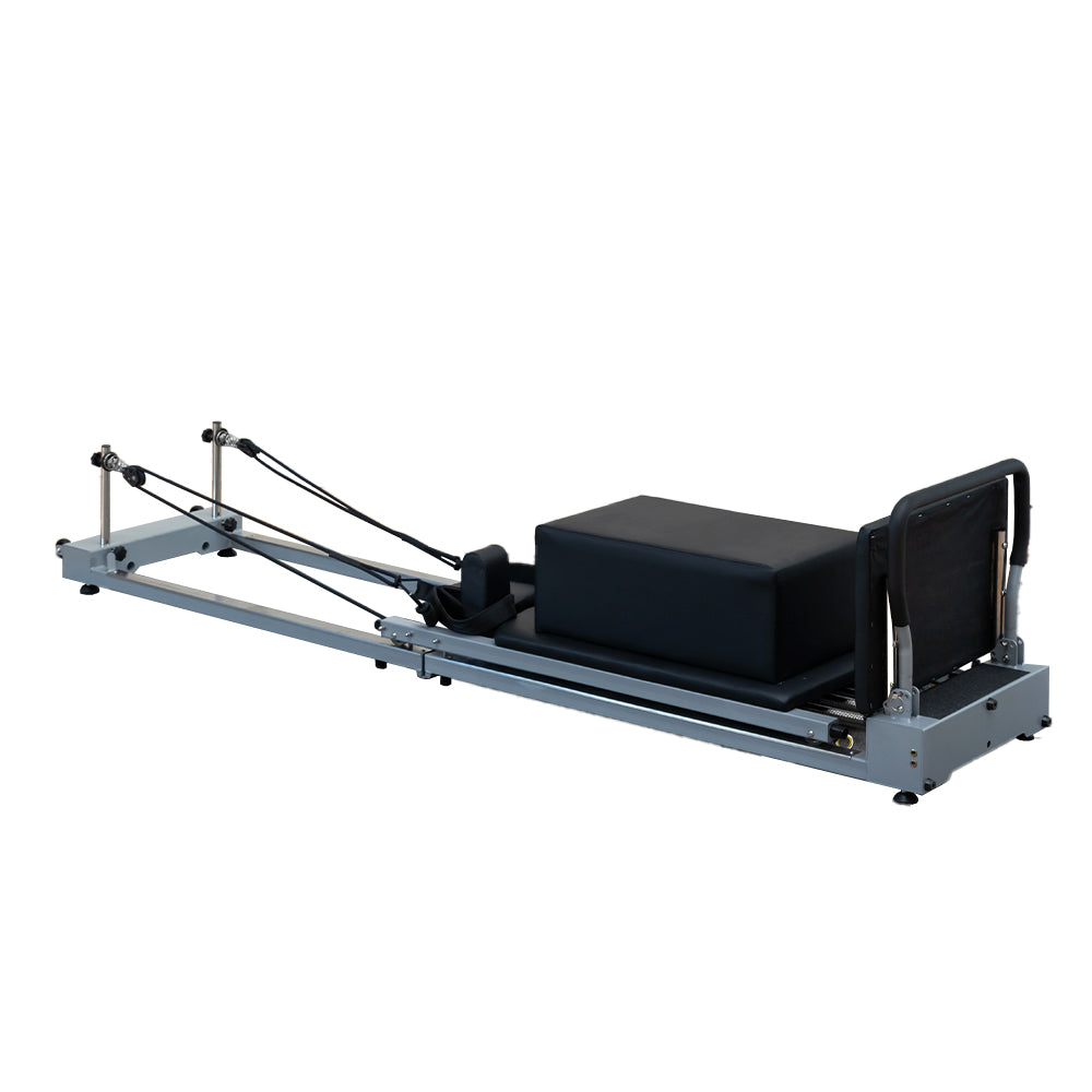 Foldable Carbon-Steel Pilates Reformer – Compact & Strong
