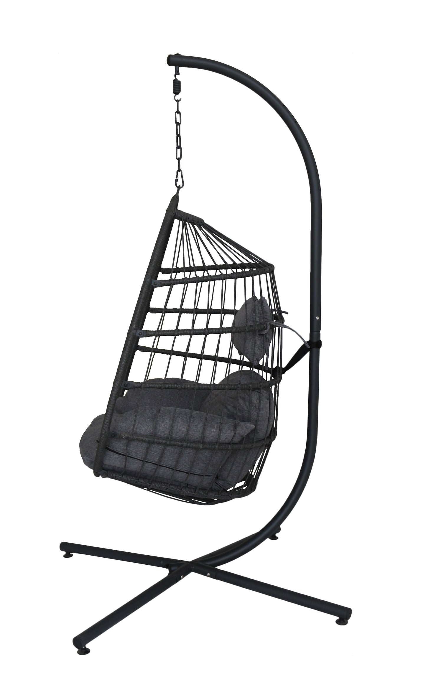 Modern Hanging Egg Chair with Waterproof Cushion