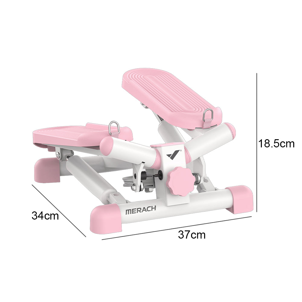 Compact Full-Body Mini Stepper — Twist & Step Motion with Bands