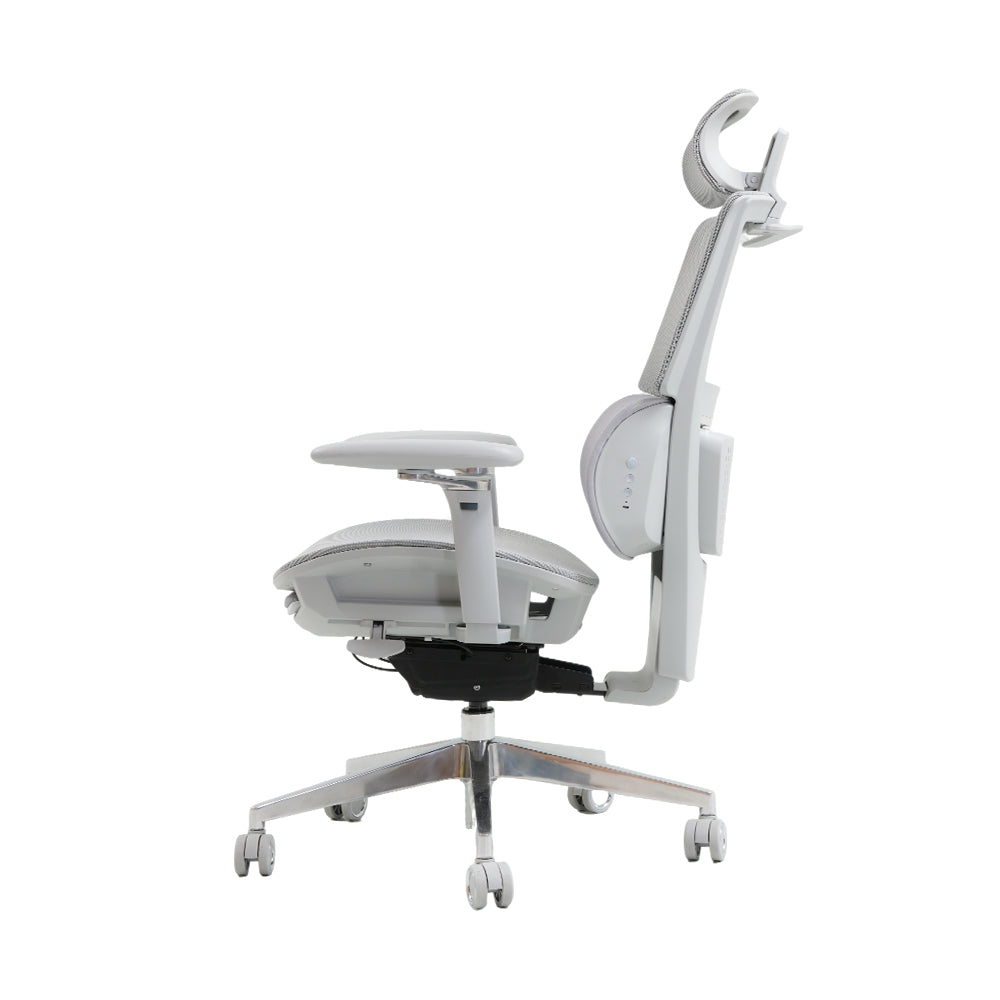 Cozy Motion Ergonomic Massage Office Chair - Light Gray - OC10