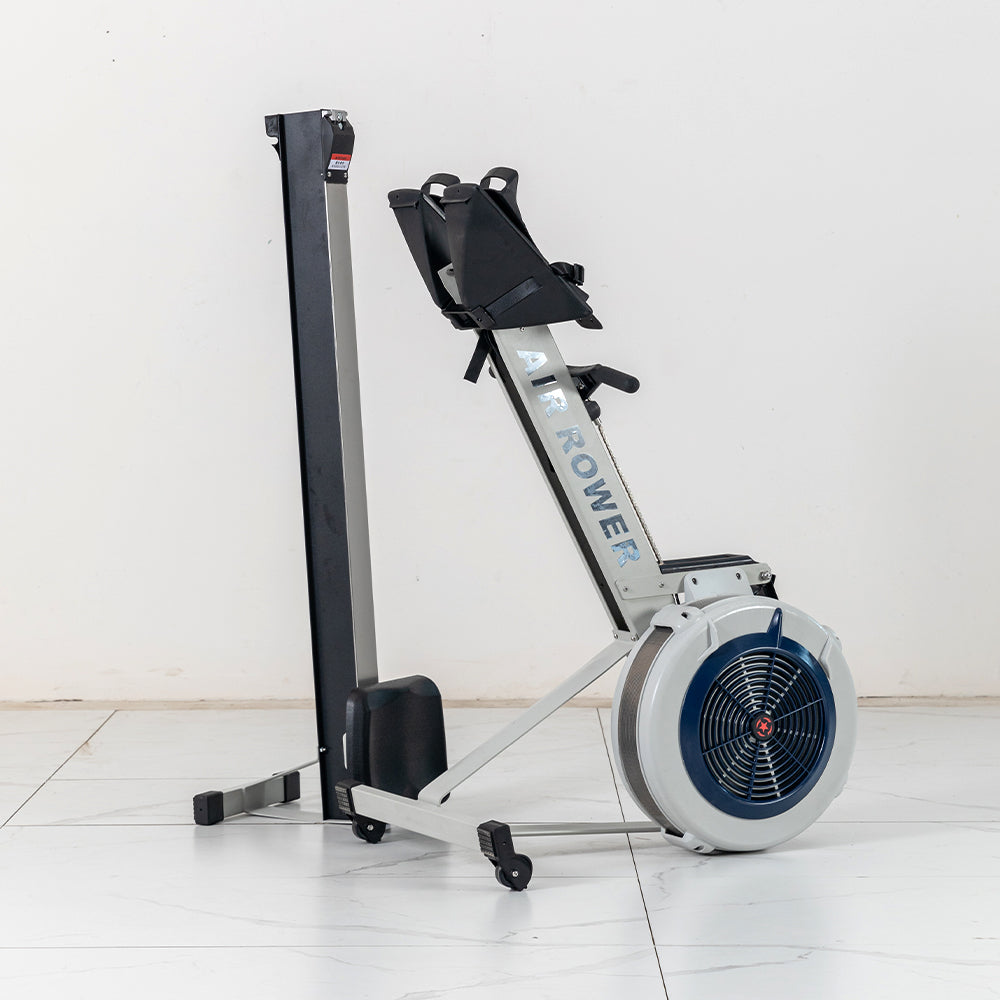 Air Resistance Rowing Machine – 10-Level Wind Adjust, LED Display