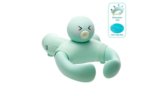 Wall-Mounted Baby Bath Stand - Ergonomic Hands-Free Bathing Solution