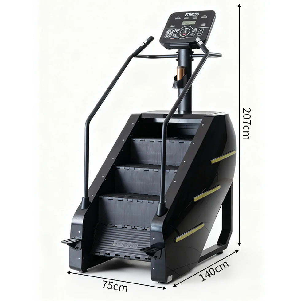 Stair Climber Machine | Heavy-Duty Carbon Steel with LED Display & Wide Steps