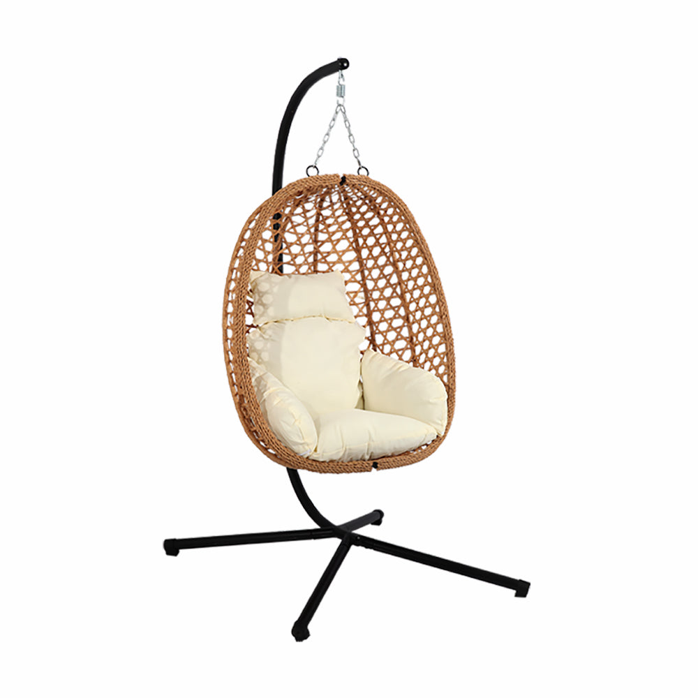 Serenity Hanging Egg Chair - Brown