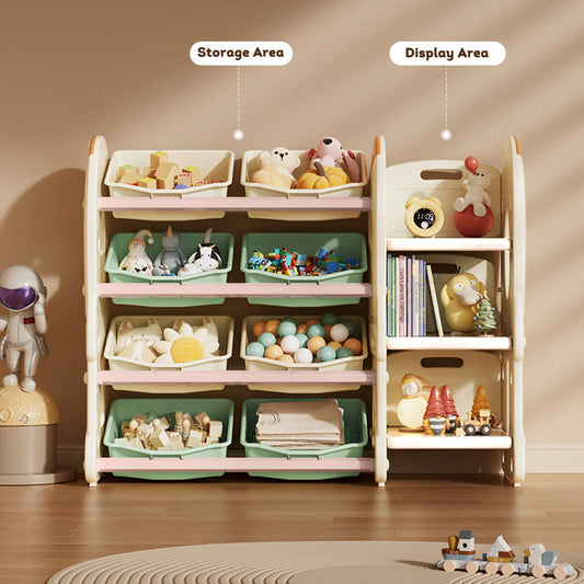Urban Culture Homes Multi-Layer Storage Toy Organizer | HDPE Toy Storage Chest with Safety Design