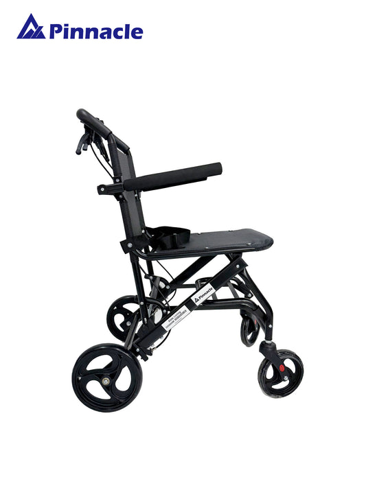 Aero2 Transit Wheelchair | Ultralight 8.8kg | One-Touch Fold | Attendant Brakes