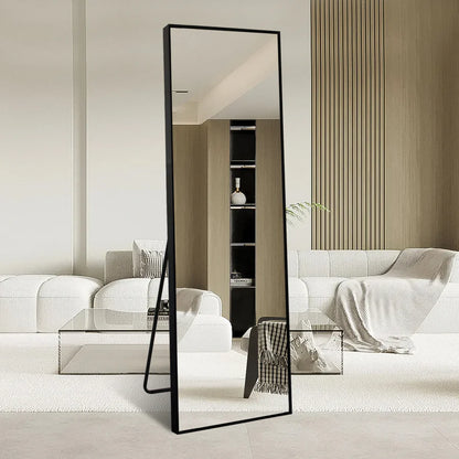 Modern Aluminium Full-Length Mirror