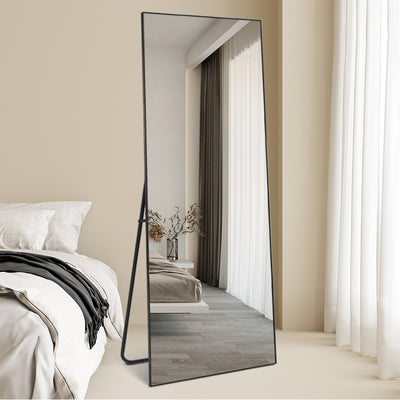 Sleek Aluminium Full-Length Mirror