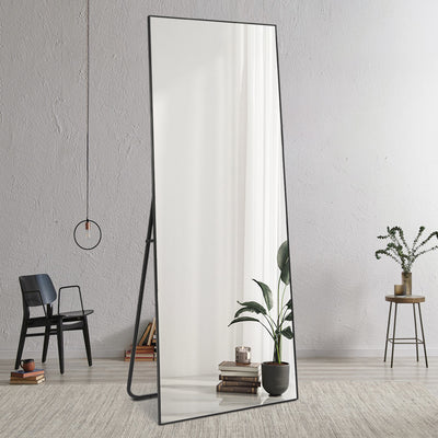 Sleek Aluminium Full-Length Mirror