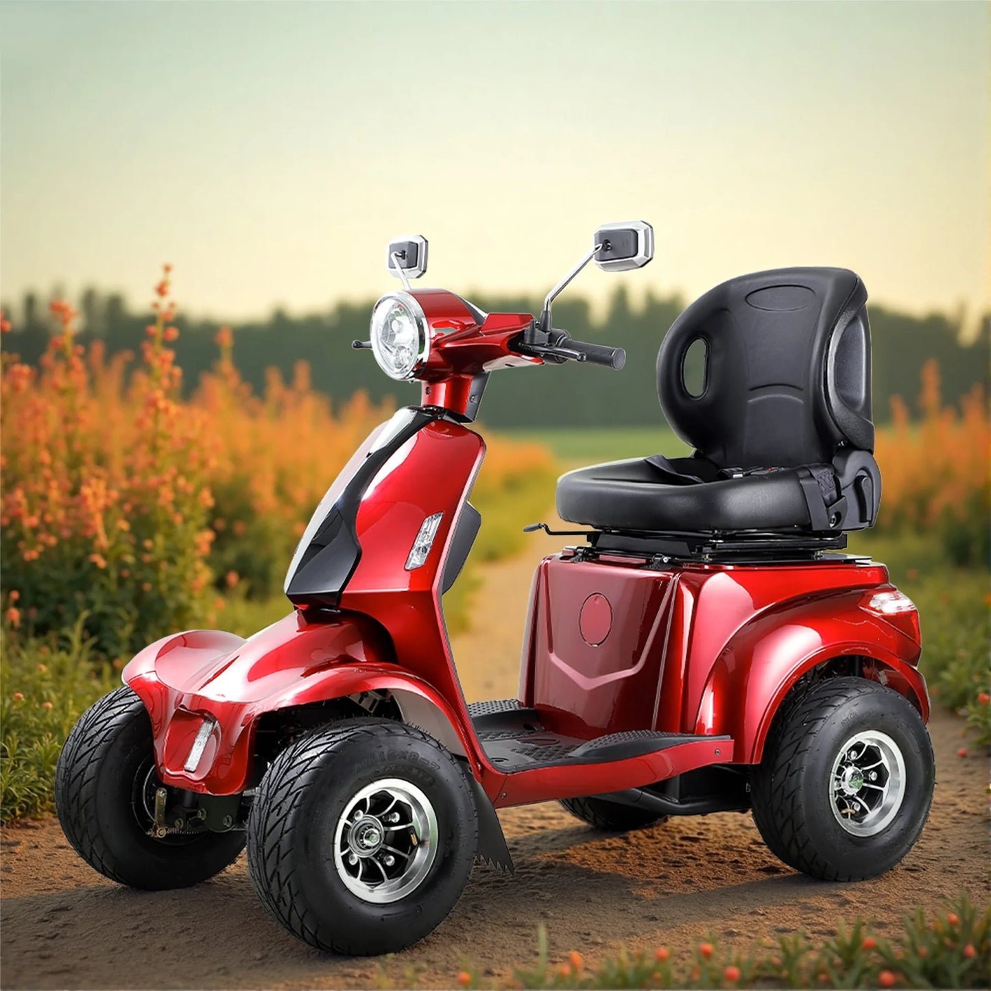 AFDD Adjustable Electric Mobility Scooter — 1000W 60V with Off-Road Tyres