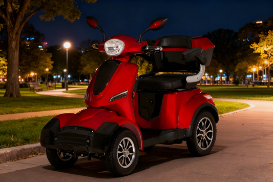48V 500W Electric Mobility Scooter - 3-Speed LED Lighting