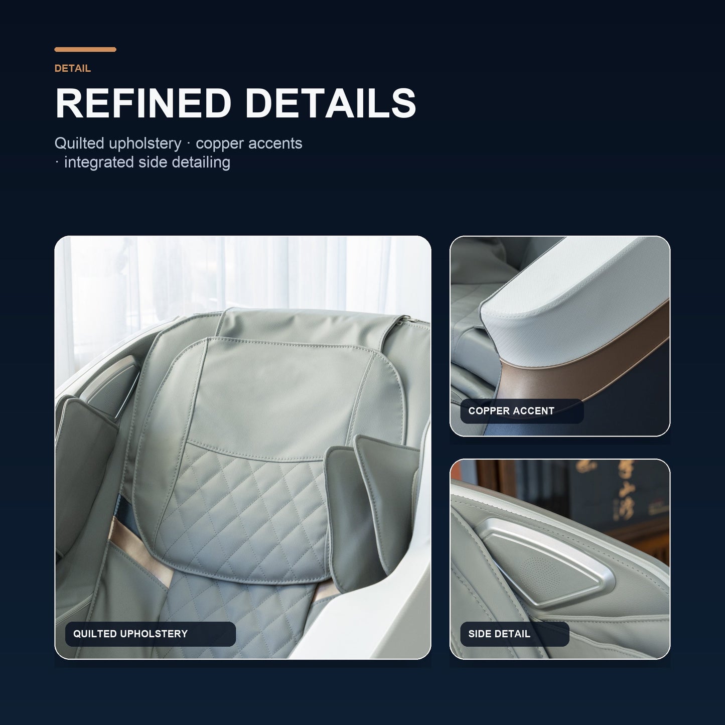i-Reluxe Vela - Compact Zero Gravity | Space-Saving Design