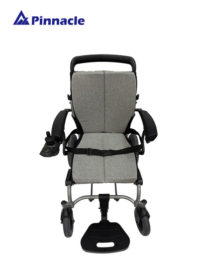 Foldable Electric Wheelchair with USB Charging, Lighting & Long Range Mobility