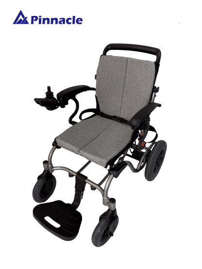 Foldable Electric Wheelchair with USB Charging, Lighting & Long Range Mobility