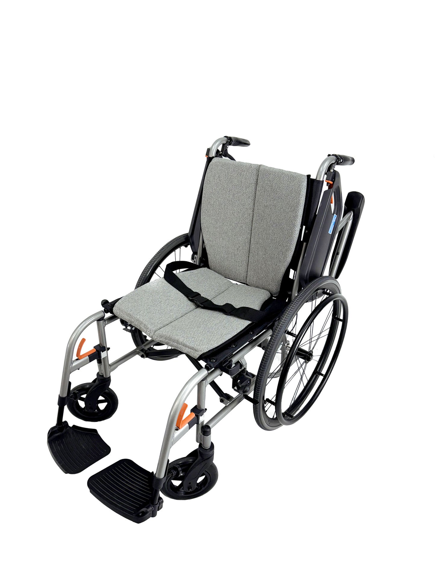 UltraRoll Lightweight Self-Propelled Wheelchair with Folding Frame, Quick-Release Wheels & Attendant Brakes