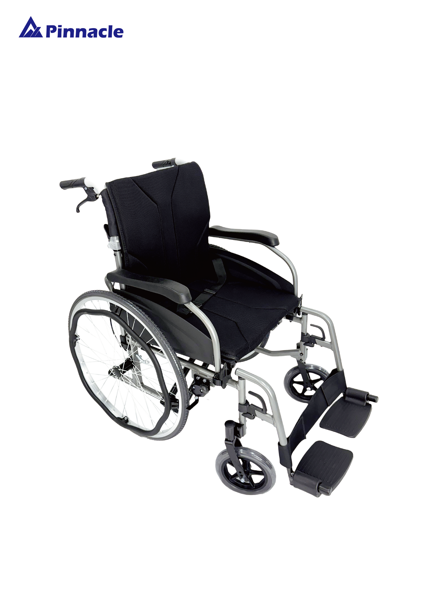 ErgoMotion Self-Propelling Wheelchair | Ultralight 13kg Aluminium Frame | 115kg Capacity