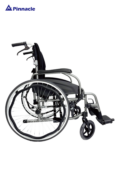 ErgoMotion Self-Propelling Wheelchair | Ultralight 13kg Aluminium Frame | 115kg Capacity