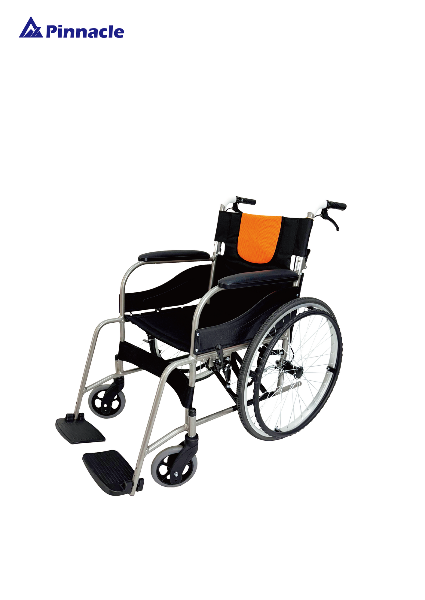 ErgoMove Self-Propelling Wheelchair | Ultralight 13.5kg | Padded Contoured Seat | 115kg Capacity