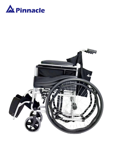 Swift Self-Propelling Wheelchair | Foldable | Detachable Legrests | 110kg Capacity