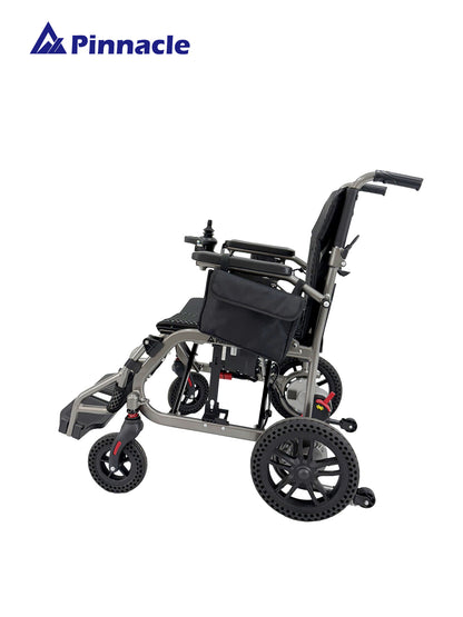 Lightweight Electric Wheelchair with Dual Battery Option, Quiet Motor & Compact Fold