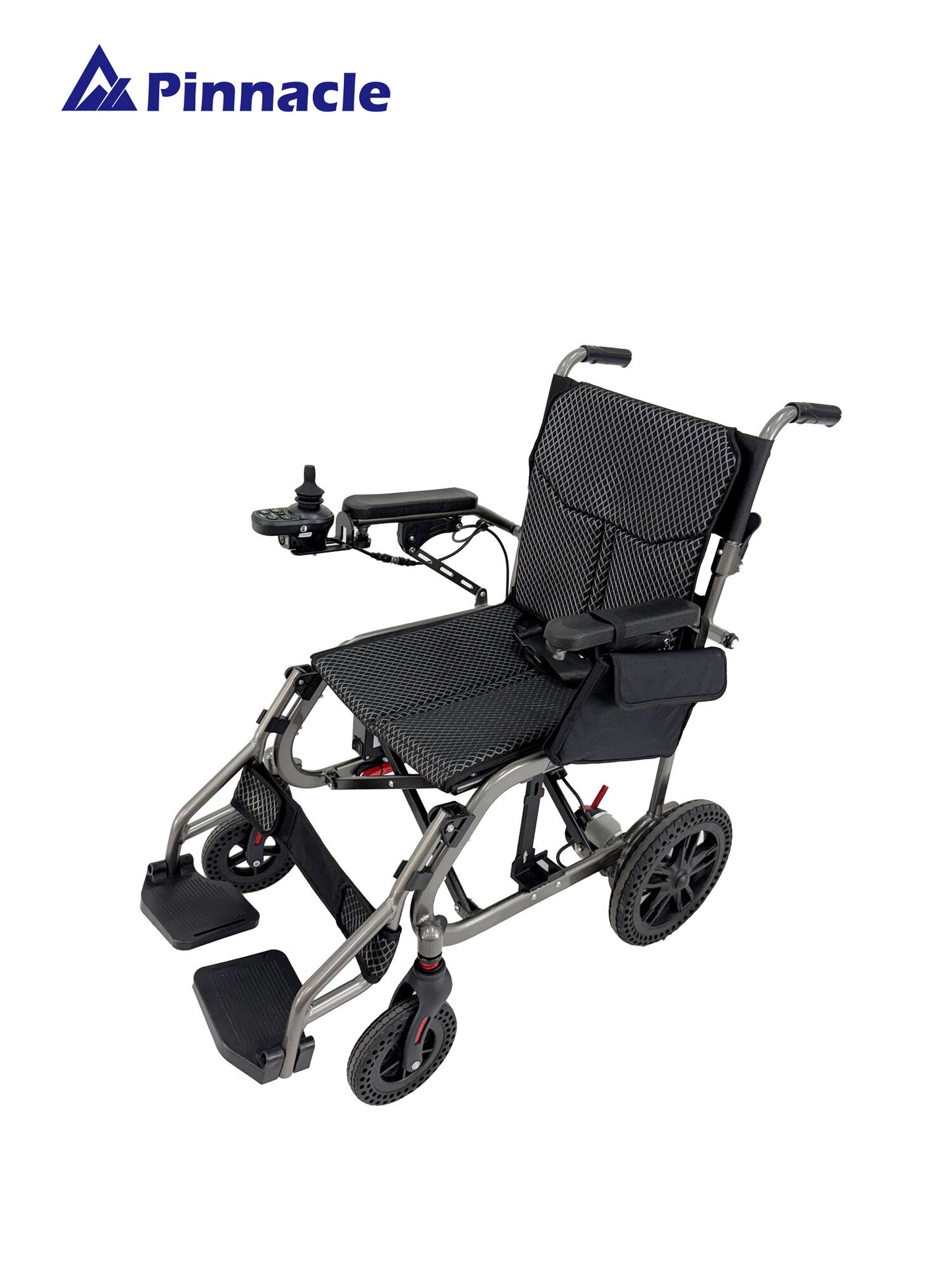 Lightweight Electric Wheelchair with Dual Battery Option, Quiet Motor & Compact Fold