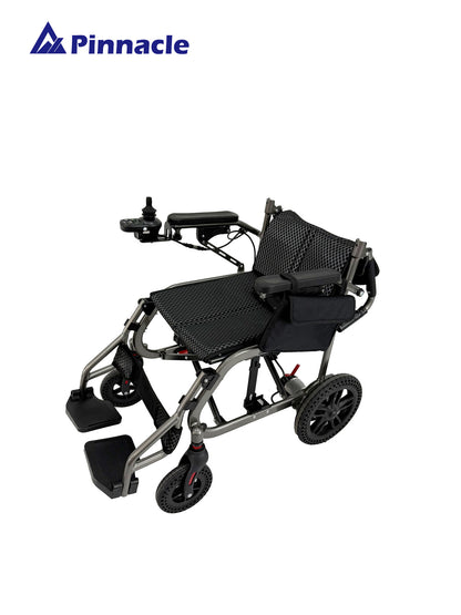 Lightweight Electric Wheelchair with Dual Battery Option, Quiet Motor & Compact Fold