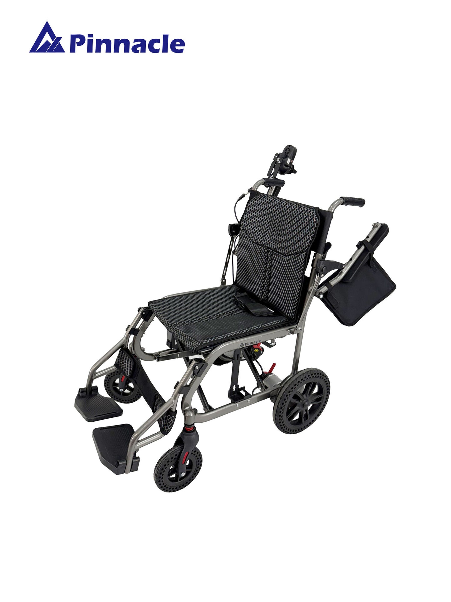 Lightweight Electric Wheelchair with Dual Battery Option, Quiet Motor & Compact Fold