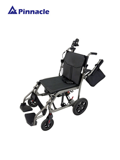 Lightweight Electric Wheelchair with Dual Battery Option, Quiet Motor & Compact Fold